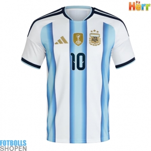 Billiga Argentina Lionel Messi #10 Hemmatröja VM 2026 Kortärmad